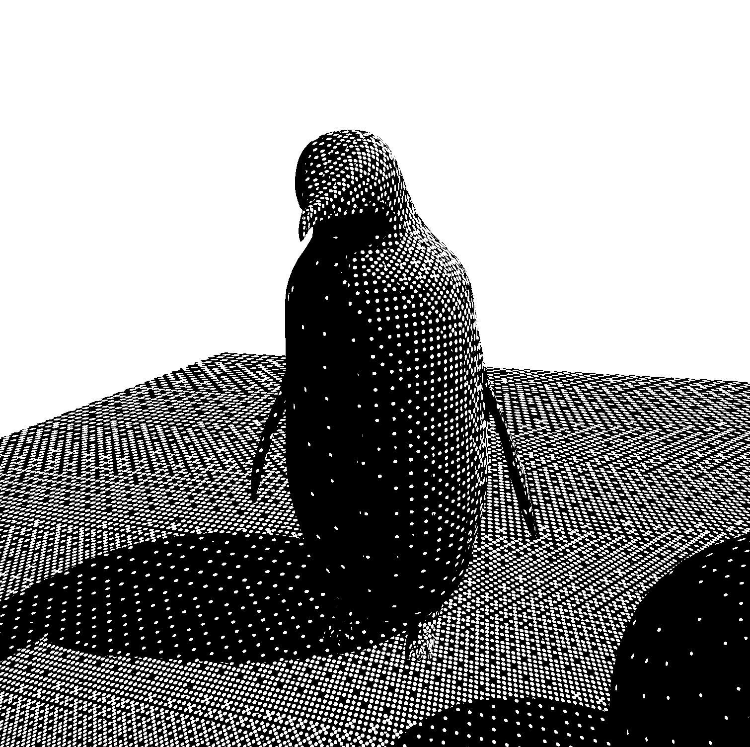Dithering with outlines