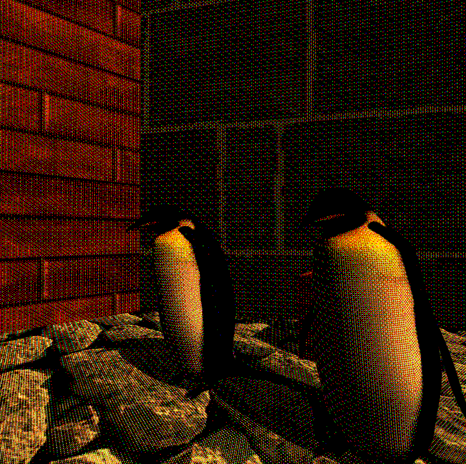 RGB channel dithering