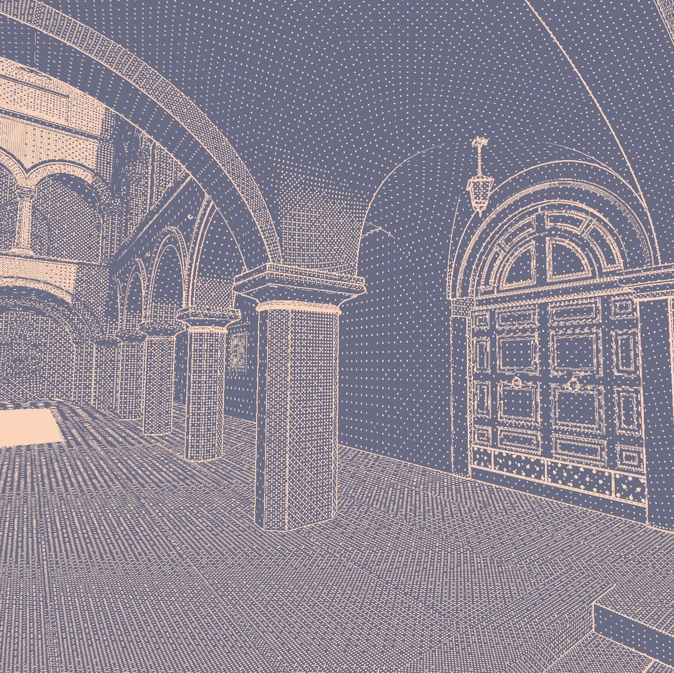 Dark dots on light surface