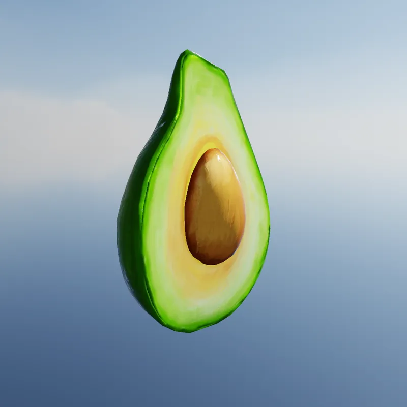 Avocado glTF sample
