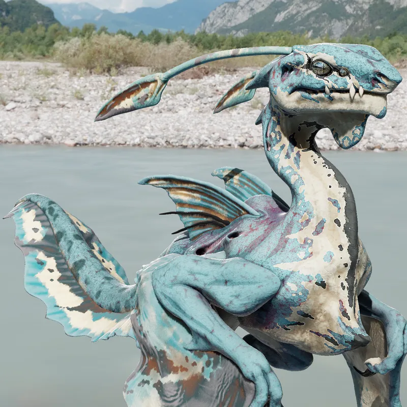 Alien creature model