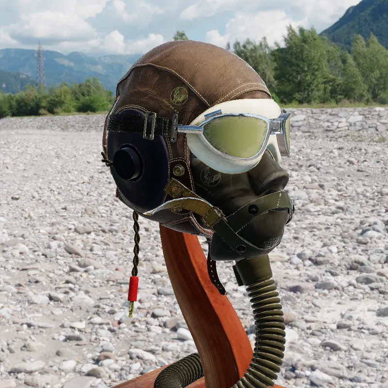 Damaged Helmet glTF sample